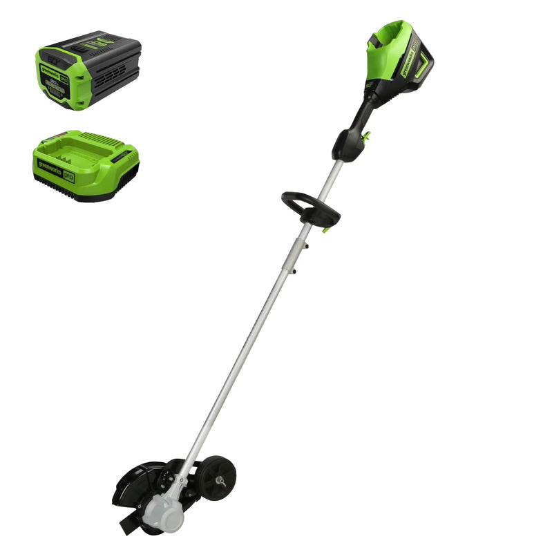 Greenworks 60V 8 In. Brushless Cordless Edger, 2.0 Ah Battery And Charger Included