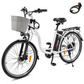 Pexmor Electric Bike For Adults, 350W, Peak 500W City Commuter Ebike 36V 12.5Ah Removable Battery