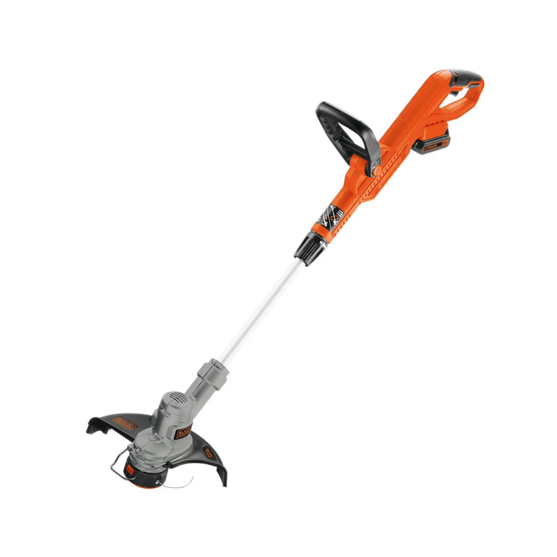Black Plus Decker 20V Cordless String Trimmer And Edger, 2Ah, Lithium Ion Battery Included