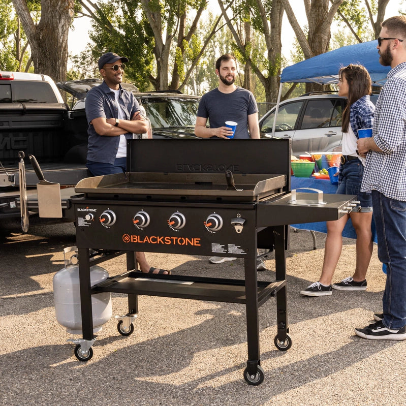 Blackstone Original 4-Burner 36 In. Propane Omnivore Griddle With Hard Cover