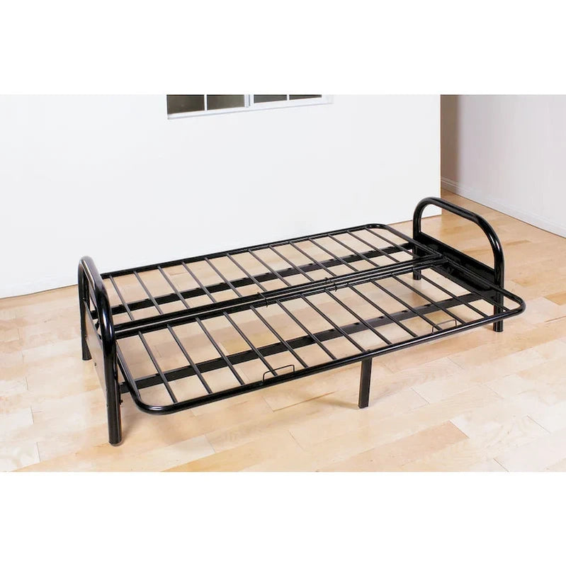 Alfonso Adjustable Frame For Futon, Black Metal