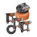 6 Gal. Portable Electric Pancake Air Compressor w/18GA Brad Nailer, 16GA Straight Finish Nailer, And 18GA Finish Stapler R69603FK