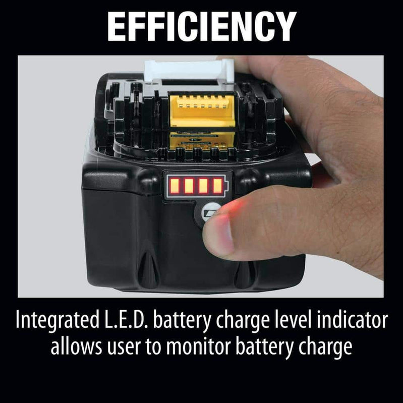 18-Volt Lxt Battery And Rapid Optimum Charger Starter Pack, 5.0Ah With Bonus 18V Lxt Brushless Cut-Off/Angle Grinder BL1850BDC2XAG04