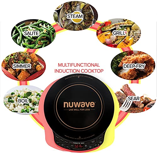 Nuwave Gold Precision Induction Cooktop, Powerful With Large 8 In. Heating Coil