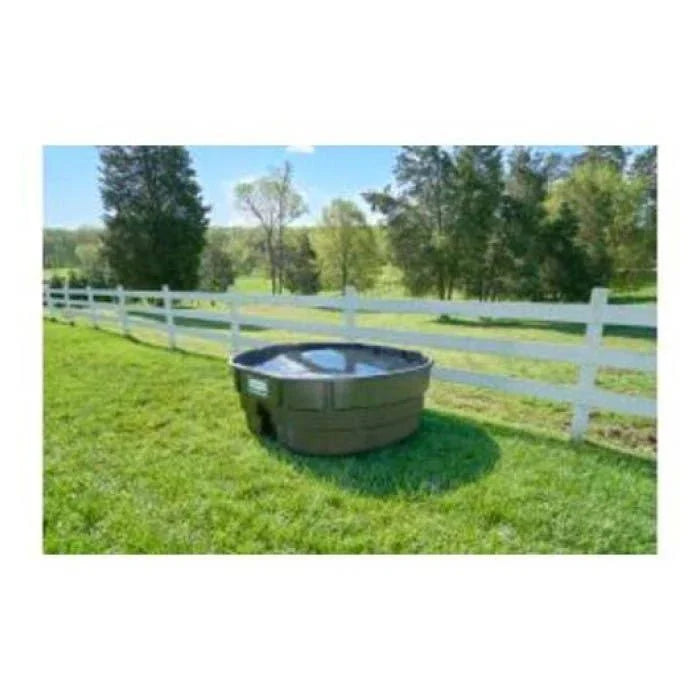 Rubbermaid FG424500BLA Livestock Tank, Model Year 2025, 150 Gallon Capacity, Plastic, Black