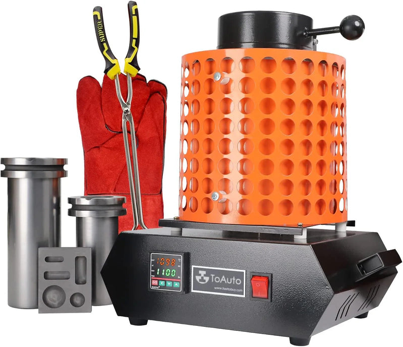 Toauto Gold Melting Furnace TGF3000-V1.1, 1 Plus 3KG, 1400W, 2100F