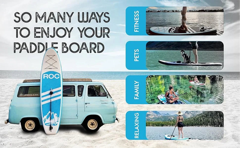 Roc Inflatable Stand Up Paddle Boards 10 Ft. 6 In