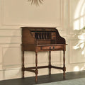 32 Mini Roll Top Desk w/USB Power Outlet, N/A