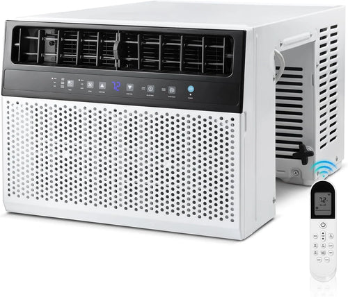 Antarctic Star 12,000 BTU U-Shaped Window Air Conditioner Unit Cools Up To 550 Sq. Ft. With 6 Modes 24H Timer, Ultra Quiet Window AC Units