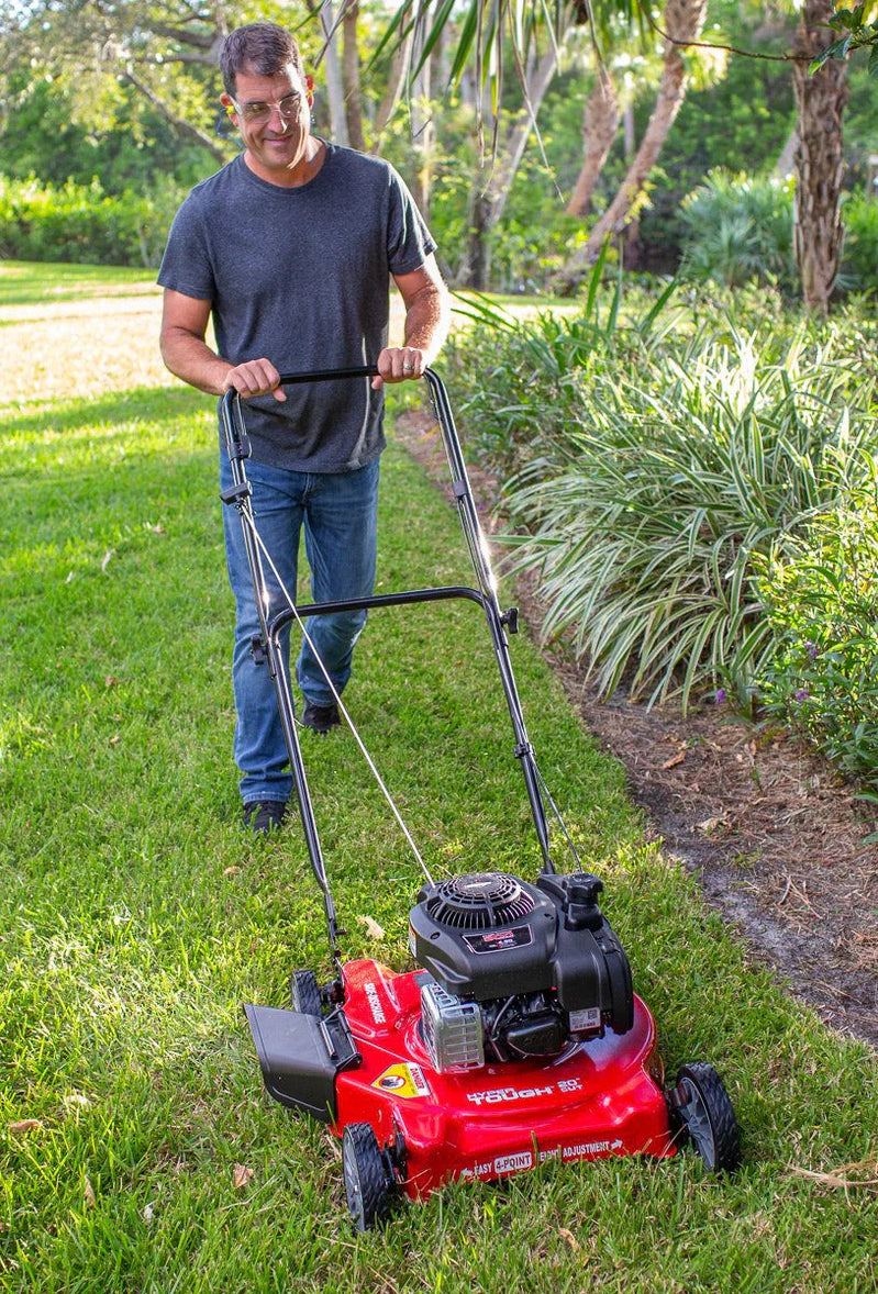 20-Inch 125Cc Gas Push Mower With Briggs And Stratton Engine