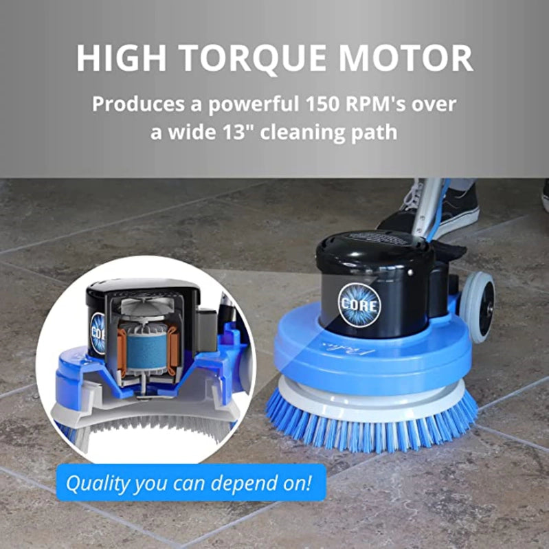 Prolux Core Heavy Duty Commercial Floor Polisher Buffer Scrubber Machine And 5 Pads