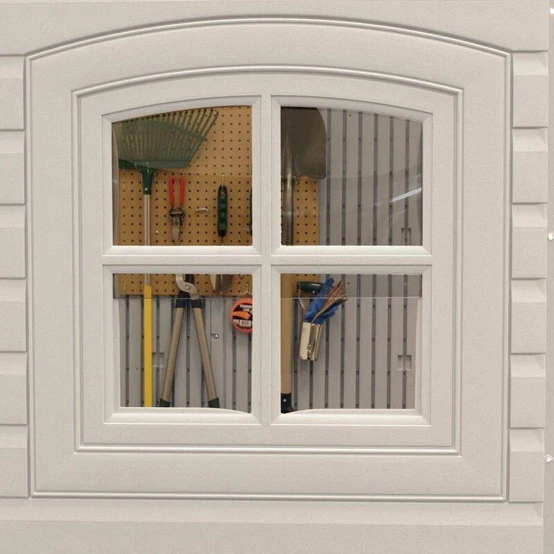 Side Entrance, 4.57 M W x 2.44 M D, Plastic Tool Shed