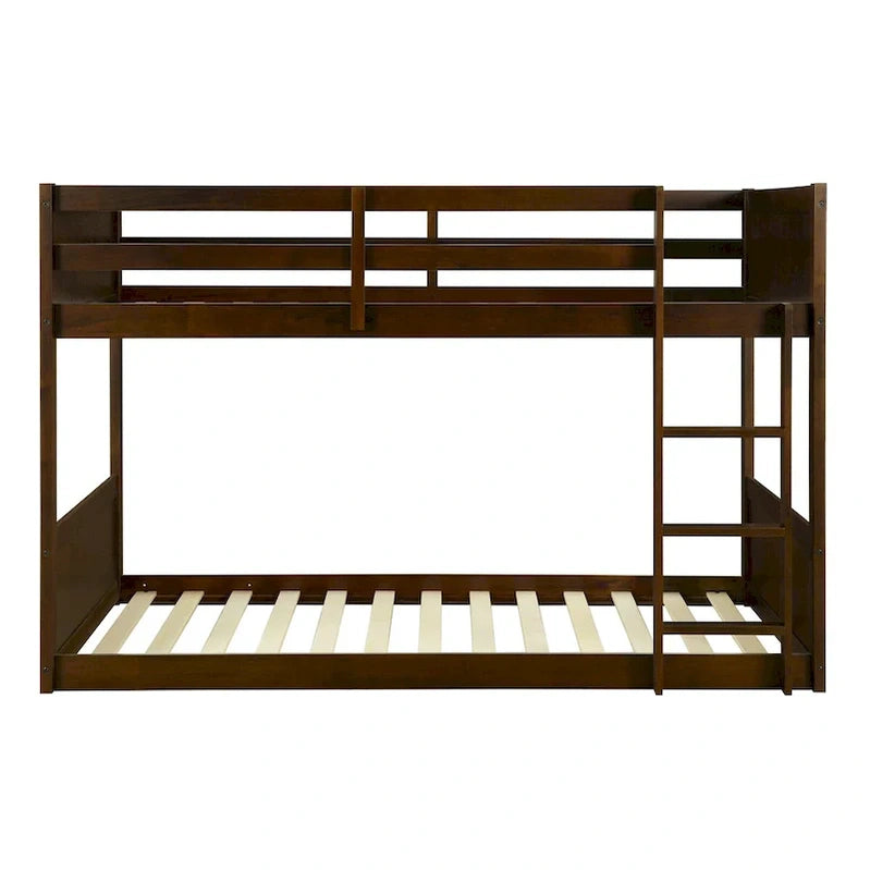 Delphia Low Profile Twin Over Twin Bunk Bed
