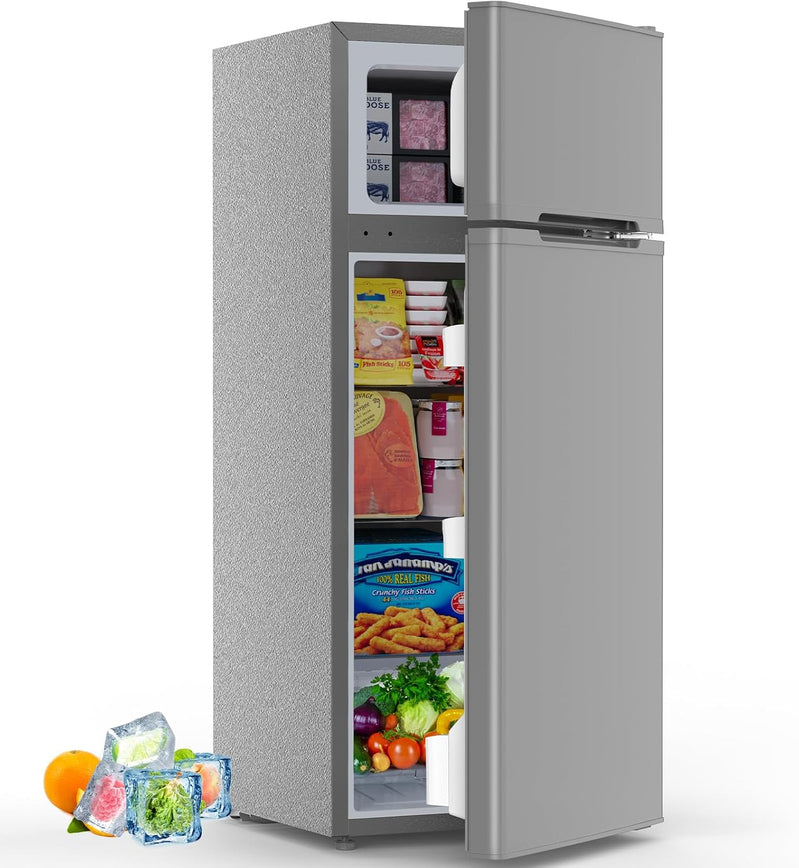 4.5 Cu. Ft. Mini Fridge With Freezer 2 Door Compact Refrigerator Small Fridge