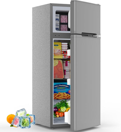 4.5 Cu. Ft. Mini Fridge With Freezer 2 Door Compact Refrigerator Small Fridge