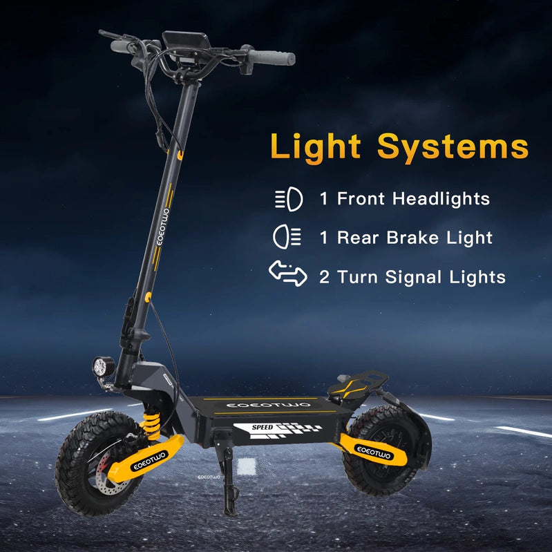 Off Road Electric Scooter For Adults, 1200W Motor Fast E Scooter, Up To 28MPH Top Speed And 20Miles Long Range, 11 In. Off-Road Tires