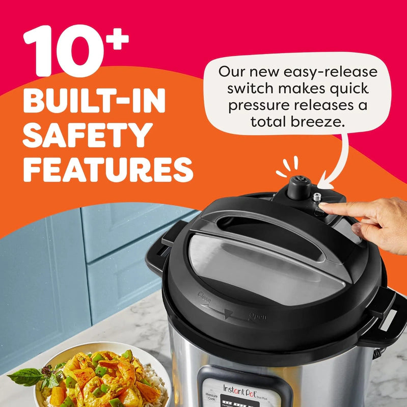 9-in-1 Multicooker, Pressure Cooker, Slow Cook, Rice Maker, Steamer, Sauté, Yogurt, Warmer And Sterilizer, Includes App With Over 800 Recipes
