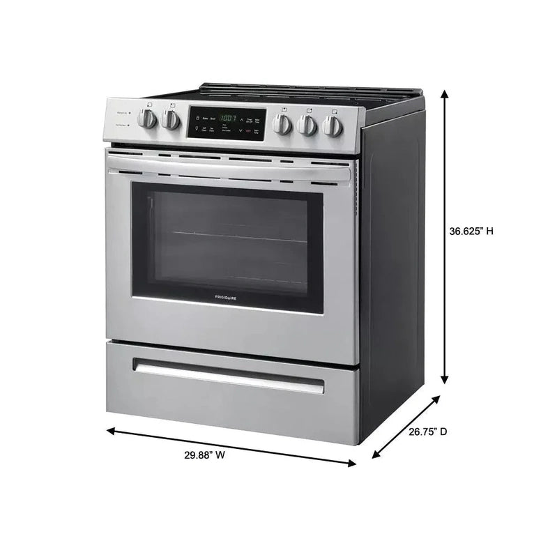 30 In. 5.0 Cu. Ft. Single Oven, Stainless Steel