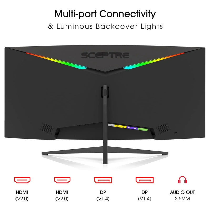 Sceptre 34 In. 165Hz Curved Ultrawide Wqhd Monitor