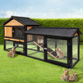 Extra Large Wooden Outdoor Chicken Coop Rabbit Hutch With Run- i.Pet
