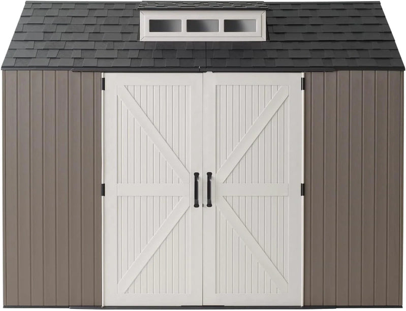 Rubbermaid Resin Outdoor Storage Shed With Floor