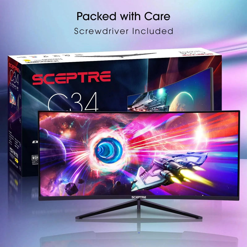 Sceptre 34 In. 165Hz Curved Ultrawide Wqhd Monitor