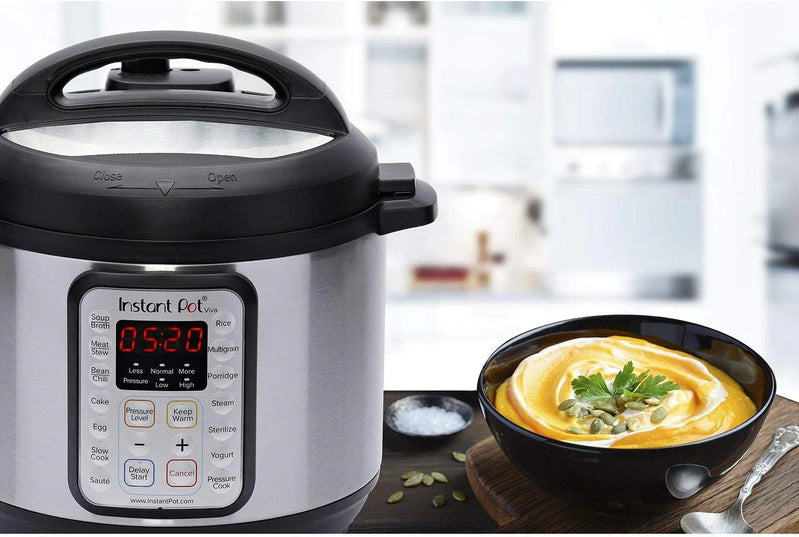 9-in-1 Multicooker, Pressure Cooker, Slow Cook, Rice Maker, Steamer, Sauté, Yogurt, Warmer And Sterilizer, Includes App With Over 800 Recipes