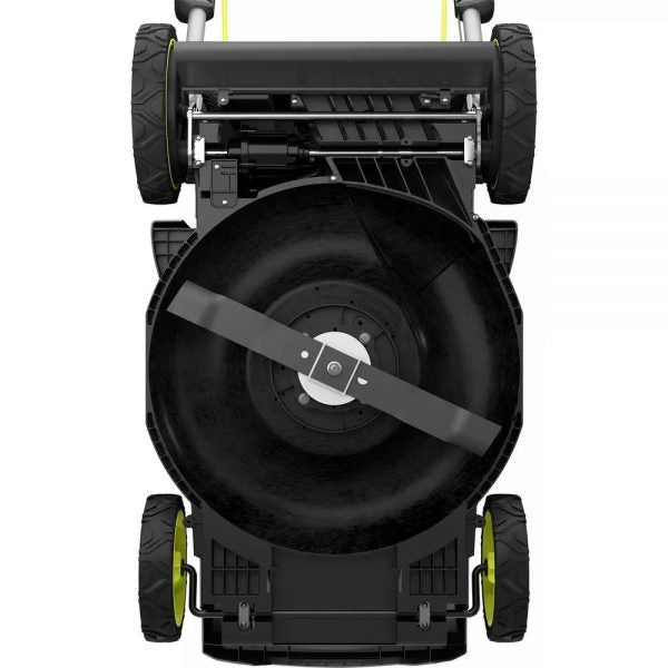 Ryobi 40V Brushless 20 In. Walk Behind Self-Propelled Mower/String Trimmer/Leaf Blower With 2 Batteries And 2 Chargers