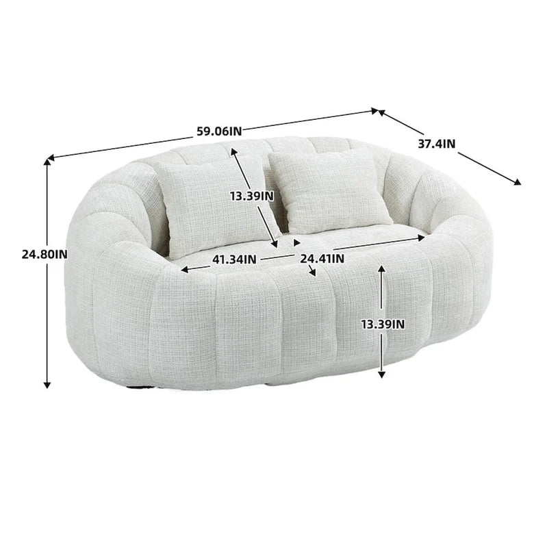 Adult Bean Bag Chair, Multi-Color Lazy Sofa