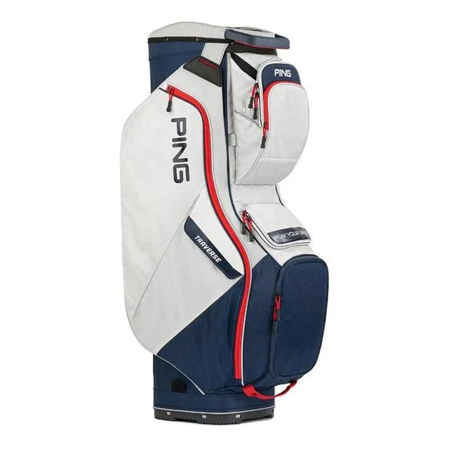 Ping Traverse Cart Bag, Black White
