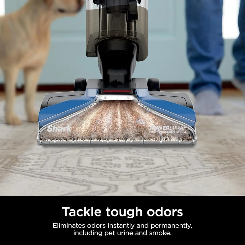 Shark CarpetXpert EX201 Carpet Cleaner, Cyan, Deep Cleaning With StainStriker, For Pets, Includes Spot And Stain Remover Tools