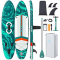 Zlx 11'6 In. Extra Wide Inflatable Stand Up Paddle Board Sup, Stable Non-Slip Deck Pad
