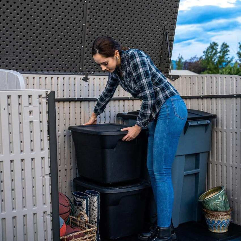 Lifetime Horizontal Storage Shed, 75 Cu. Ft