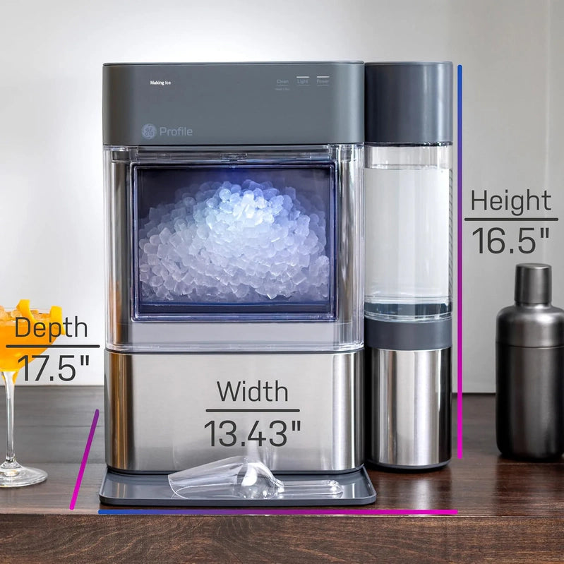 GE Profile Opal 2.0 XL With 1 Gallon Tank, Chewable Crunchable Countertop Nugget Ice Maker, Scoop Included, 38 Lbs In 24 Hours