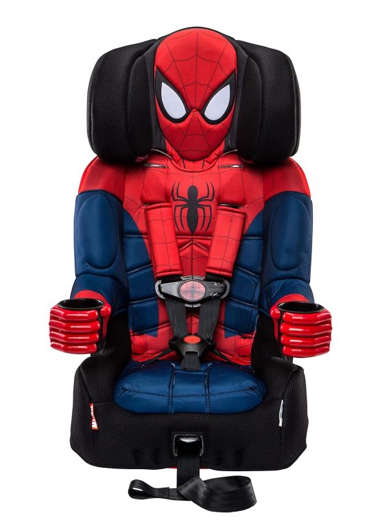 KidsEmbrace Marvel Spider-Man 2-in-1 Forward-Facing Booster Car Seat Latch