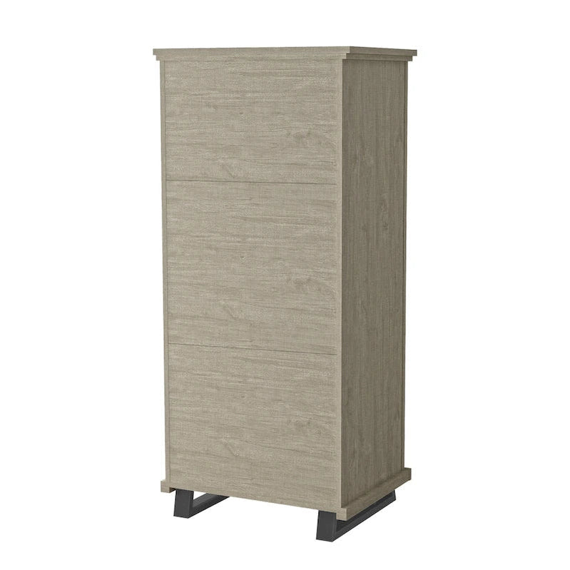 Farmhouse 4-Piece Bedroom Set, 2 Nightstand, 1 Chest And 1 Dresser
