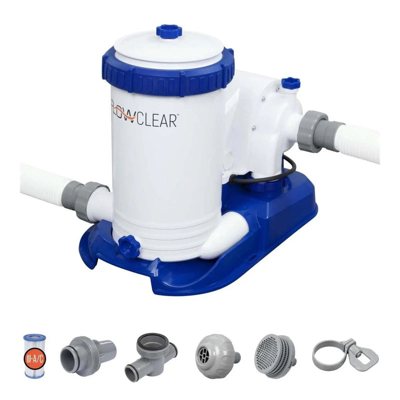Bestway 58392E Flowclear 2500 Gph Above Ground Swimming Pool Water Filter Pump