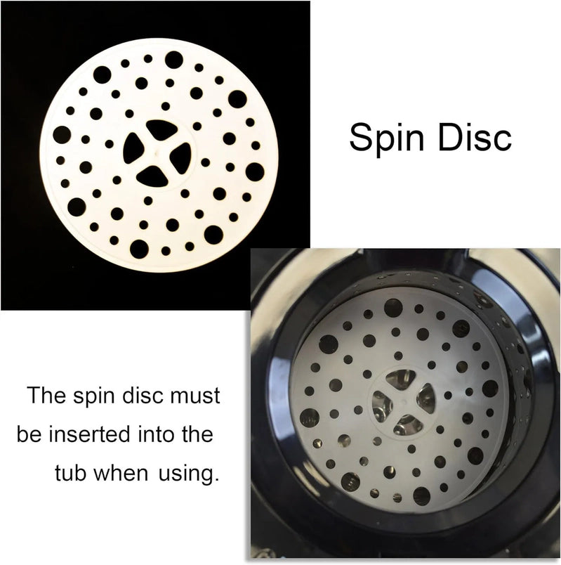 3200 Rpm Portable Spin Dryer 110V/22lbs Stainless Steel