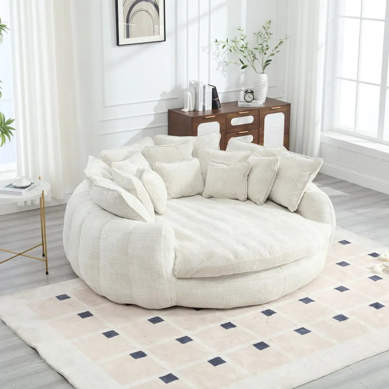 Comfortable Double Loaf Sofa Bed, Oversized Sofa Bed With Armrests