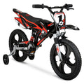 Hyper Bicycles 16 In. Kids Motobike With Mag Wheels, Including Training Wheels, Black/Red