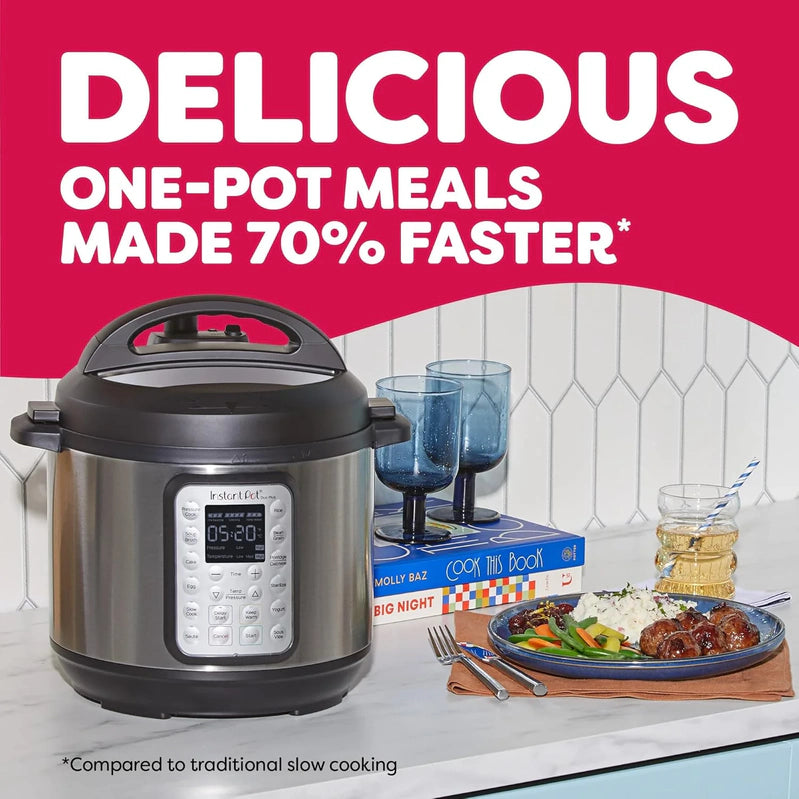 9-in-1 Multicooker, Pressure Cooker, Slow Cook, Rice Maker, Steamer, Sauté, Yogurt, Warmer And Sterilizer, Includes App With Over 800 Recipes