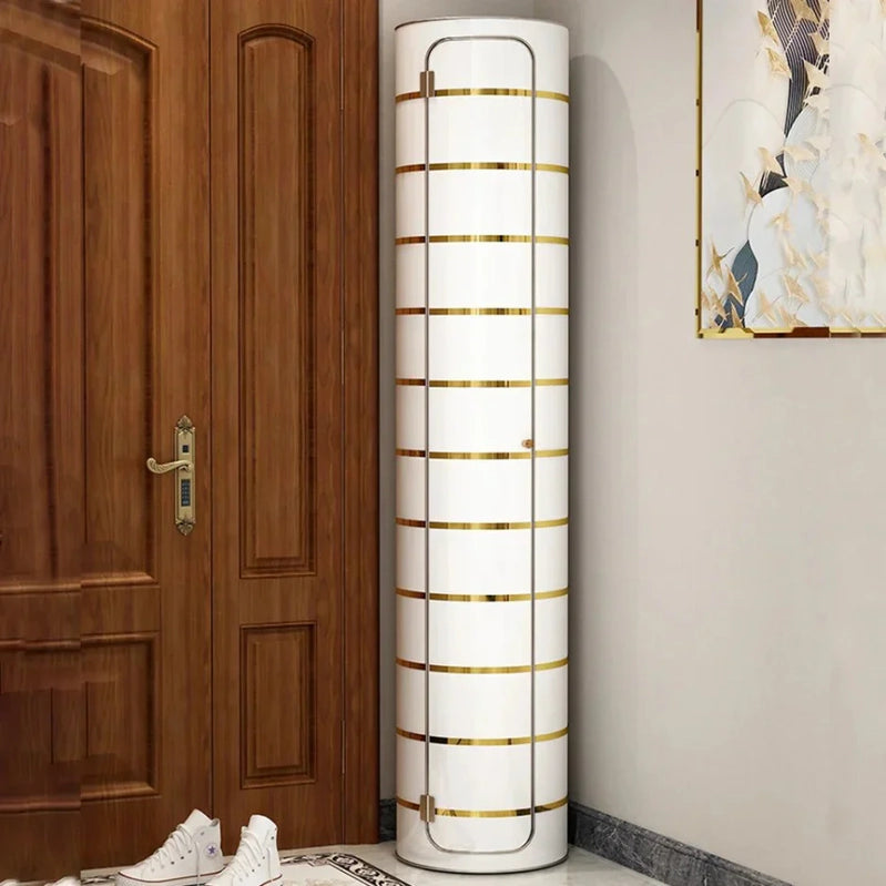 Large-Capacity Multi-Layer Rotating Disinfection Shoe Cabinet With Mirror Plus Deodorizer