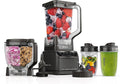 Ninja Mega Kitchen System, 1500-Watt, 72-Ounce Full-Size Blender And 8-Cup Food Processor With 2 16-Ounce To-Go Cups