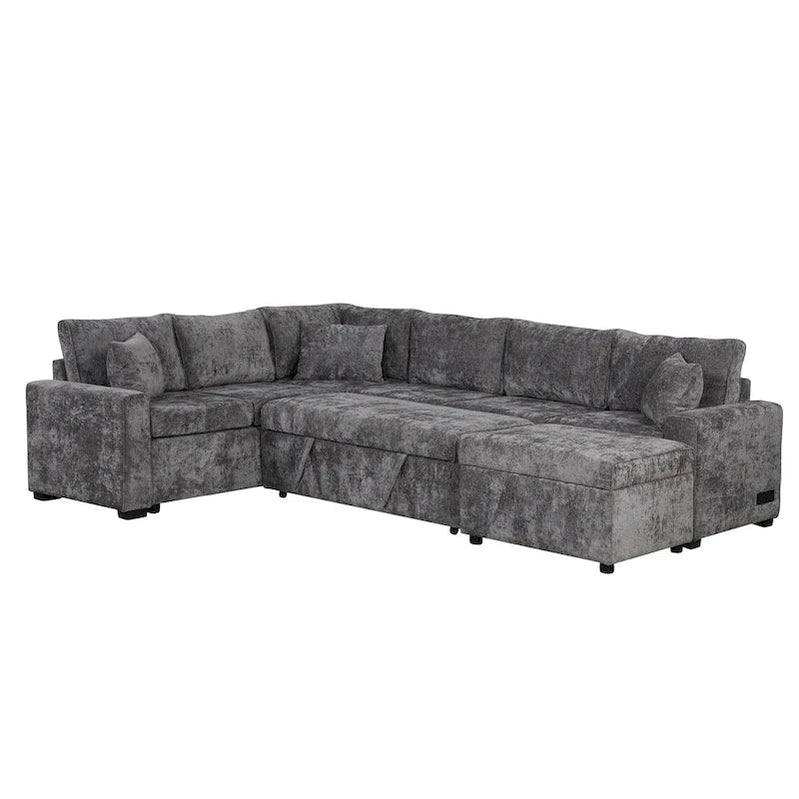 Sectional Sofa Pull-Out Sofa Bed Sleeper