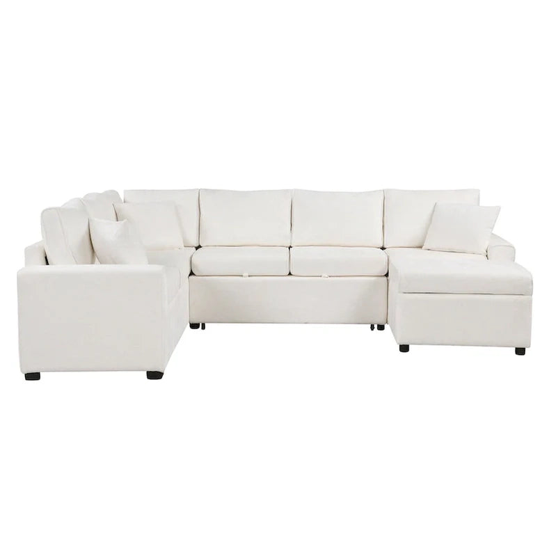 Sectional Sofa Pull-Out Sofa Bed Sleeper