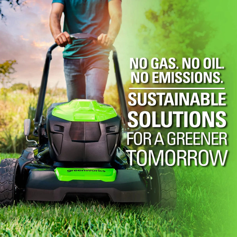 80V Battery-Powered Lawn Mower, 53 Cm, 21 In., Self-Propelled, Brushless, Greenworks