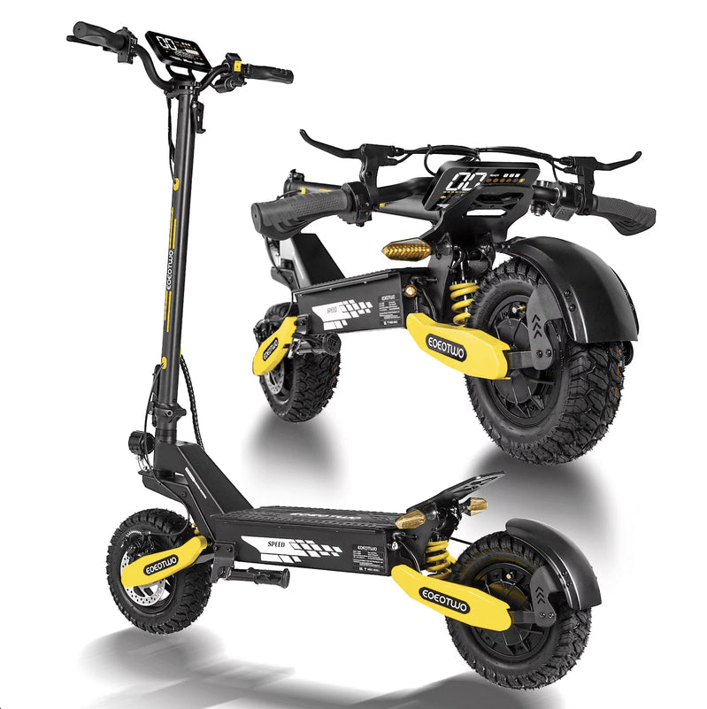Off Road Electric Scooter For Adults, 1200W Motor Fast E Scooter, Up To 28MPH Top Speed And 20Miles Long Range, 11 In. Off-Road Tires