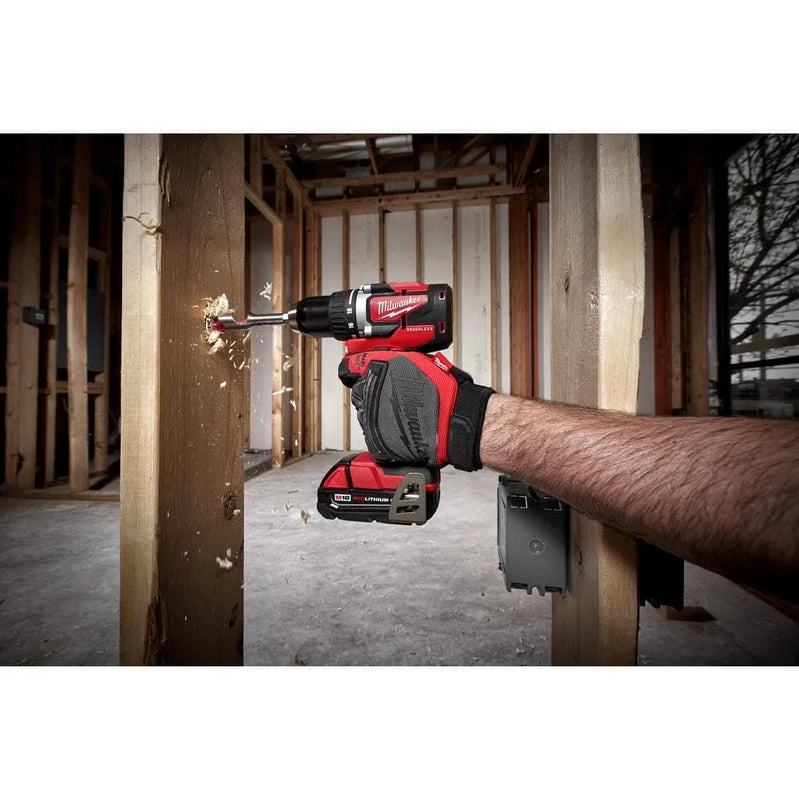 M18 18V Lithium-Ion Brushless Cordless Compact Drill/Impact Combo Kit, 2-Tool With 2 2.0Ah Batteries, Charger And Bag 2892-22CT