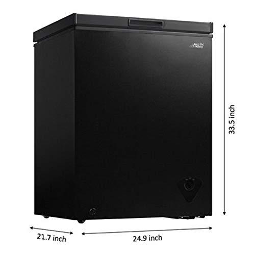 5 Cu. Ft. Chest Freezer For Your House, Garage, Basement, Apartment, Kitchen, Cabin, Lake House, Timeshare, Or Business