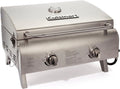 Cuisinart Chef's Style Tabletop Portable Propane Grill 20000 BTU 2-Burner Outdoor Gas Grill